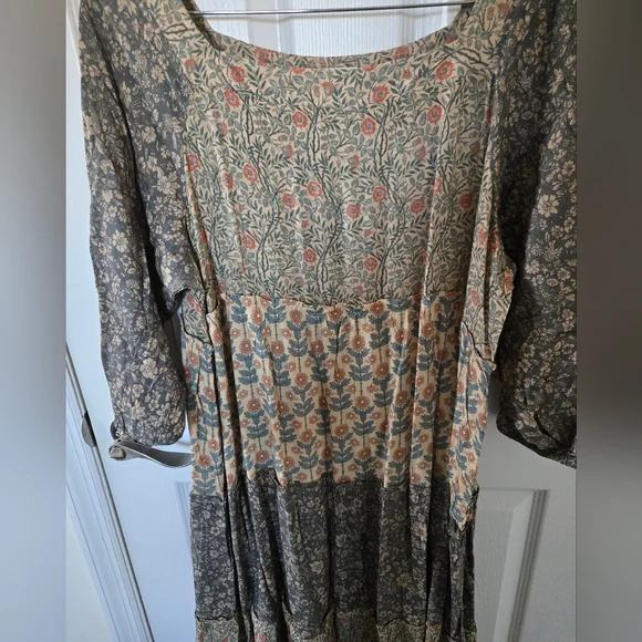 NATURAL LIFE Berkley Maxi Dress in Sage Bloom XL NWT $69 Sold Out - Picture 5 of 10
